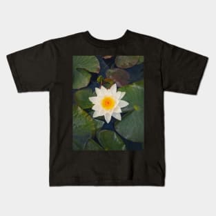 water lily on the lake Kids T-Shirt